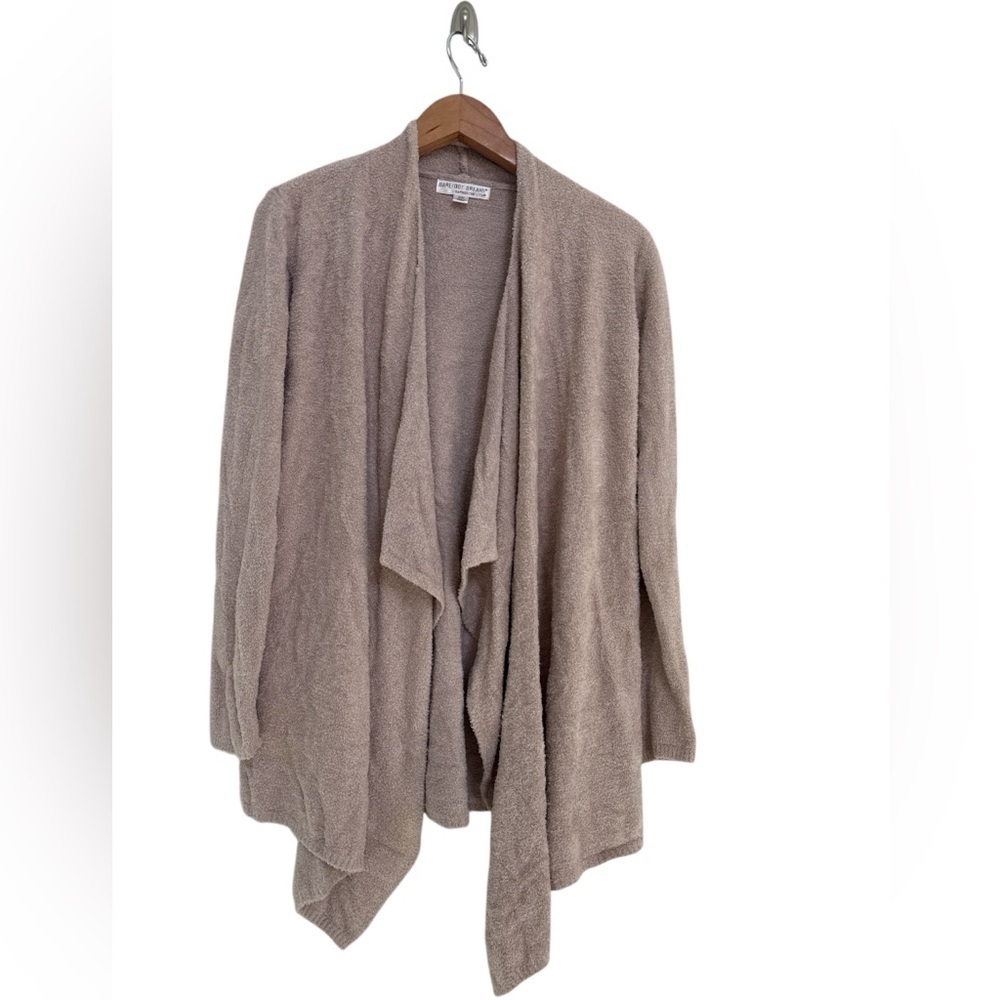 BAREFOOT DREAMS Bamboo Chic Lite Calypso Wrap Cardigan Sweater Blush Size S/M
